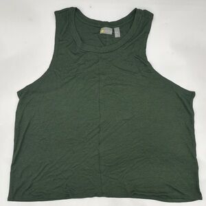 Zella Favorite Ribbed Tank Top in Green Mountain